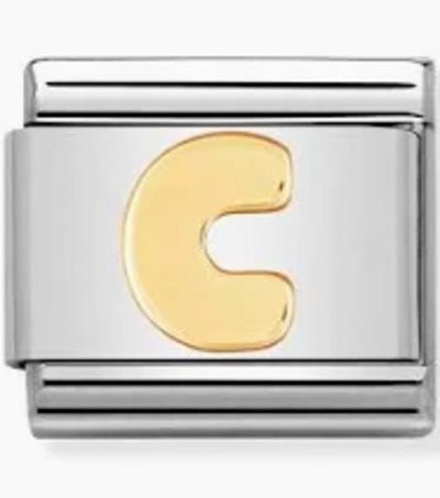 Charm Nomination in Oro giallo 030101 03 - 030101 03